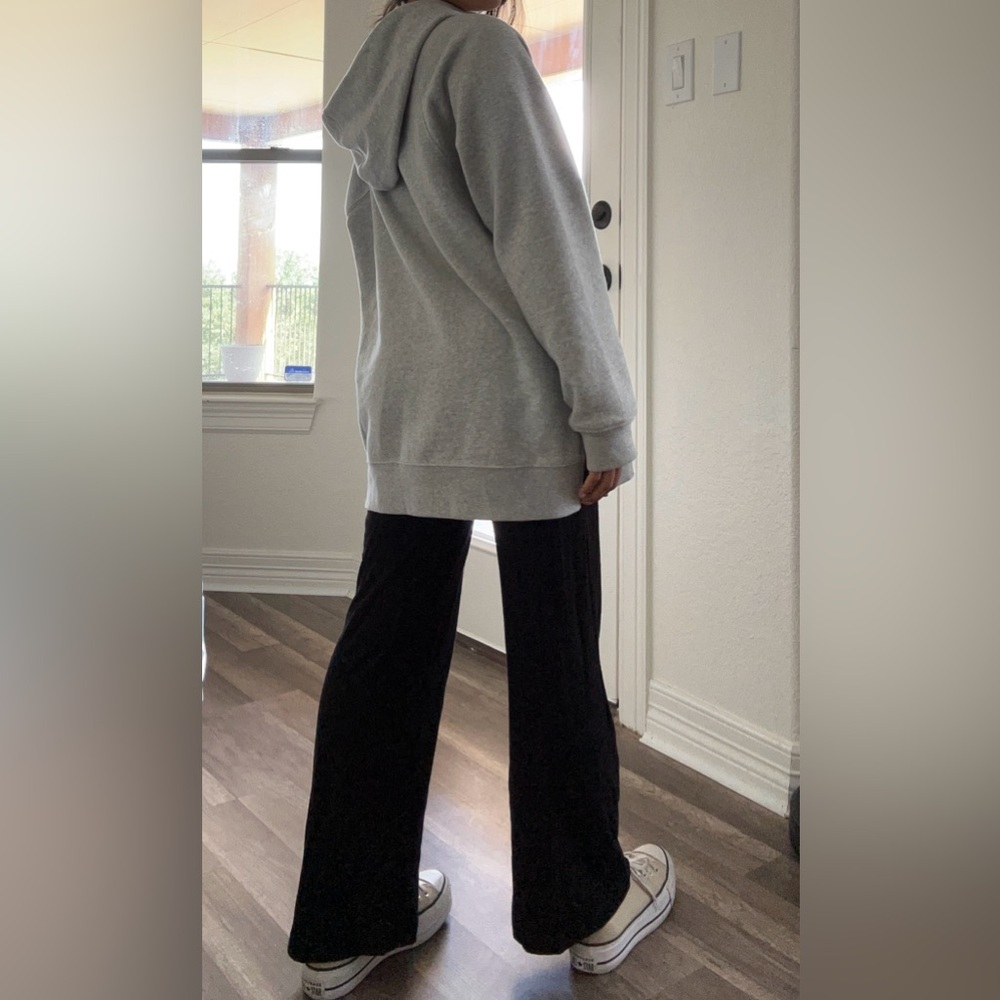Flare ribbed pants
